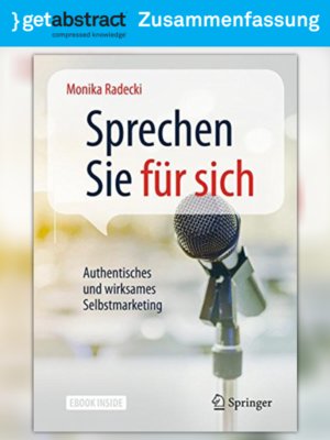 cover image of Sprechen Sie für sich (Zusammenfassung)